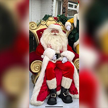 Christmas Eve breakfast with Santa