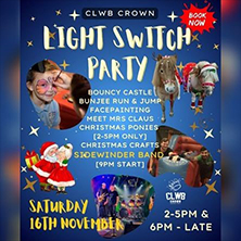 Clwb Crown Light Switch Party!