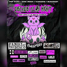 Decade Club Night- Pop Punk / Emo