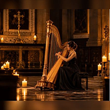 Harp by Candlelight