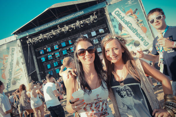 GlobalGathering tickets - some festivalgoers