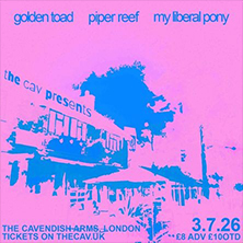 Golden Toad, Piper Reef, My Liberal Pony