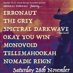 ERRONAUT, THE GREY, SPECTRAL DARKWAVE + more