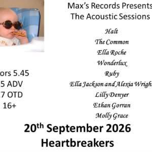 Max's Records Presents: Halt + The Common & More