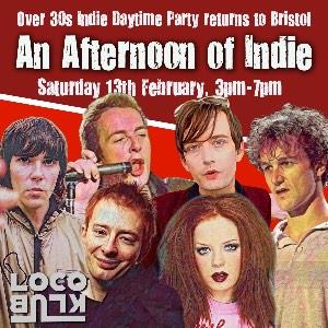An Afternoon of Indie BRISTOL (Over 30s Only)